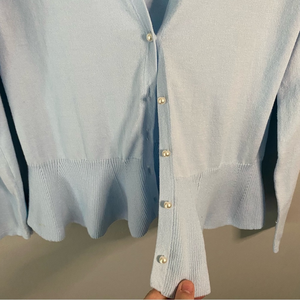 Lilly Pulitzer Light Blue Clarissa Cardigan - Picture 3 of 8